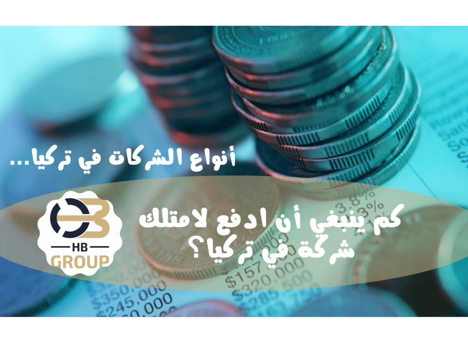 تكاليف تاسيس شركة في تركيا